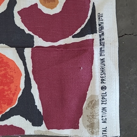 VINTAGE ABSTRACT PRINT FABRIC - Picture 4 of 6